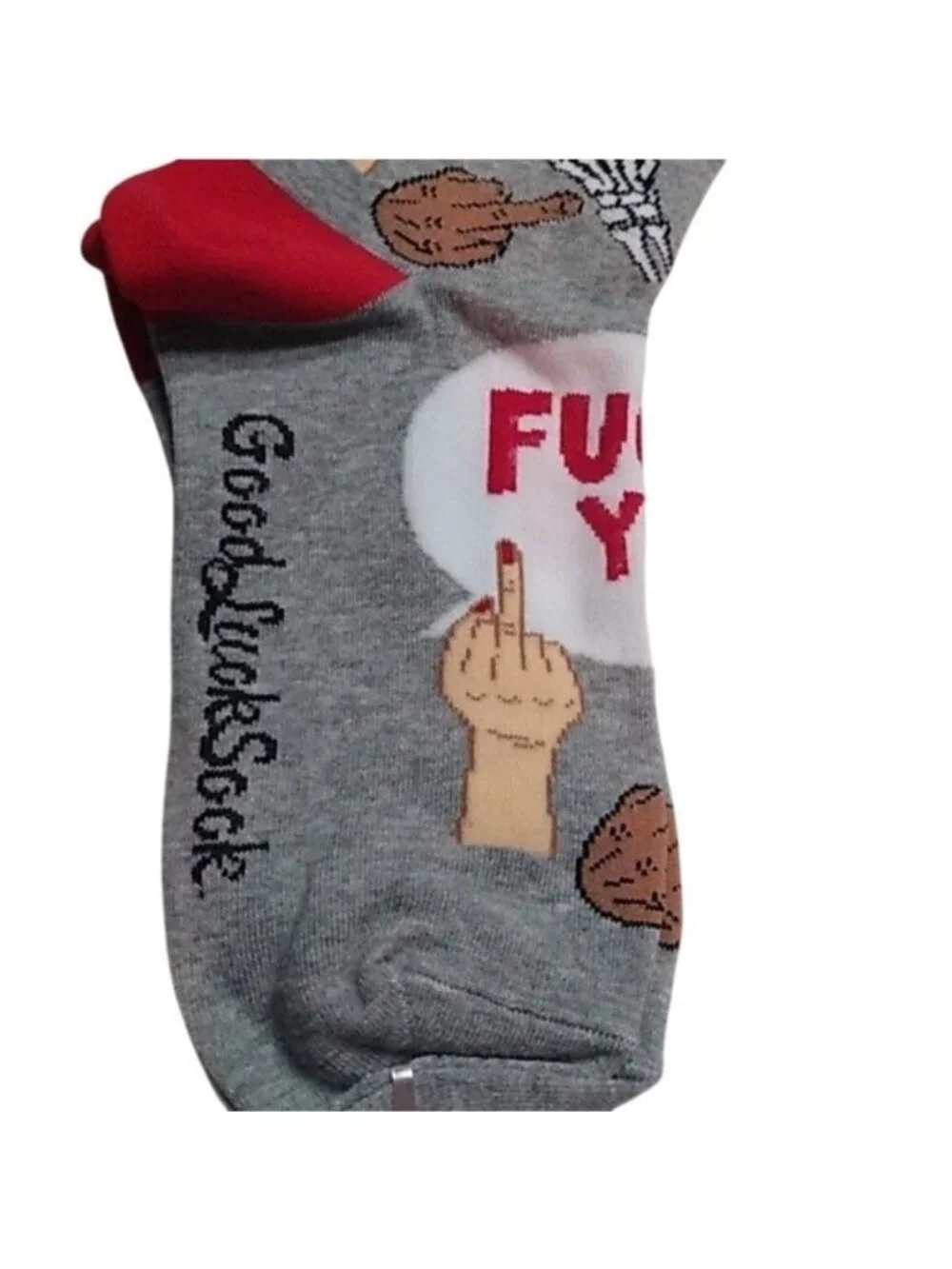 2 Pair Naughty STFU Eff You Socks Adult Size 5-9